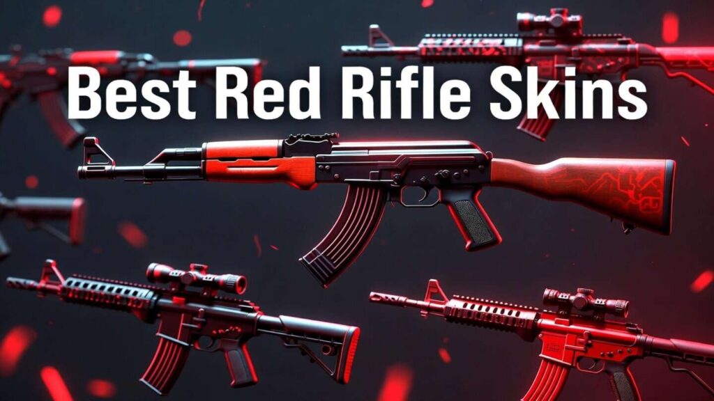 Red CS2 rifle skins