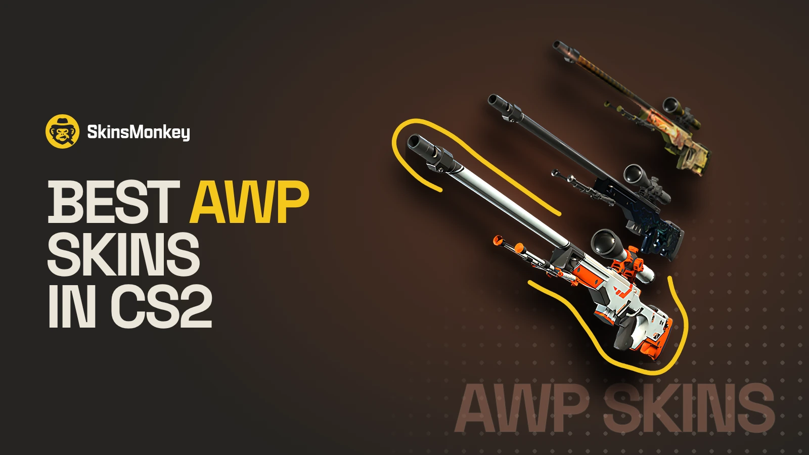 AWP Asiimov, Medusa and Dragon Lore