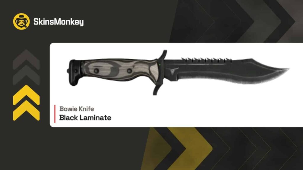 Bowie Knife | Black Laminate