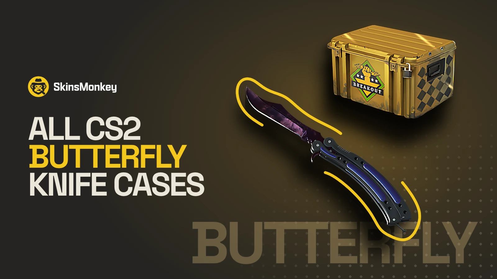 Butterfly Knife Doppler with the Operation Breakout Weapon Case