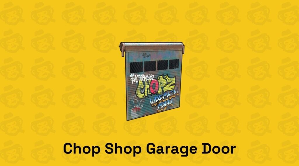Chop Shop Garage Door