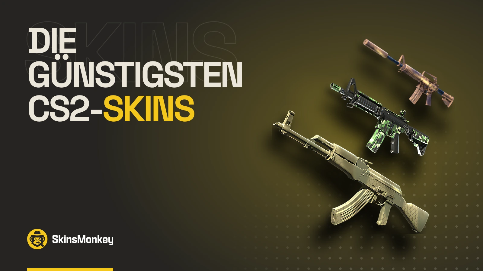 Titelbild zum Artikel über die günstigsten CS2-Skins