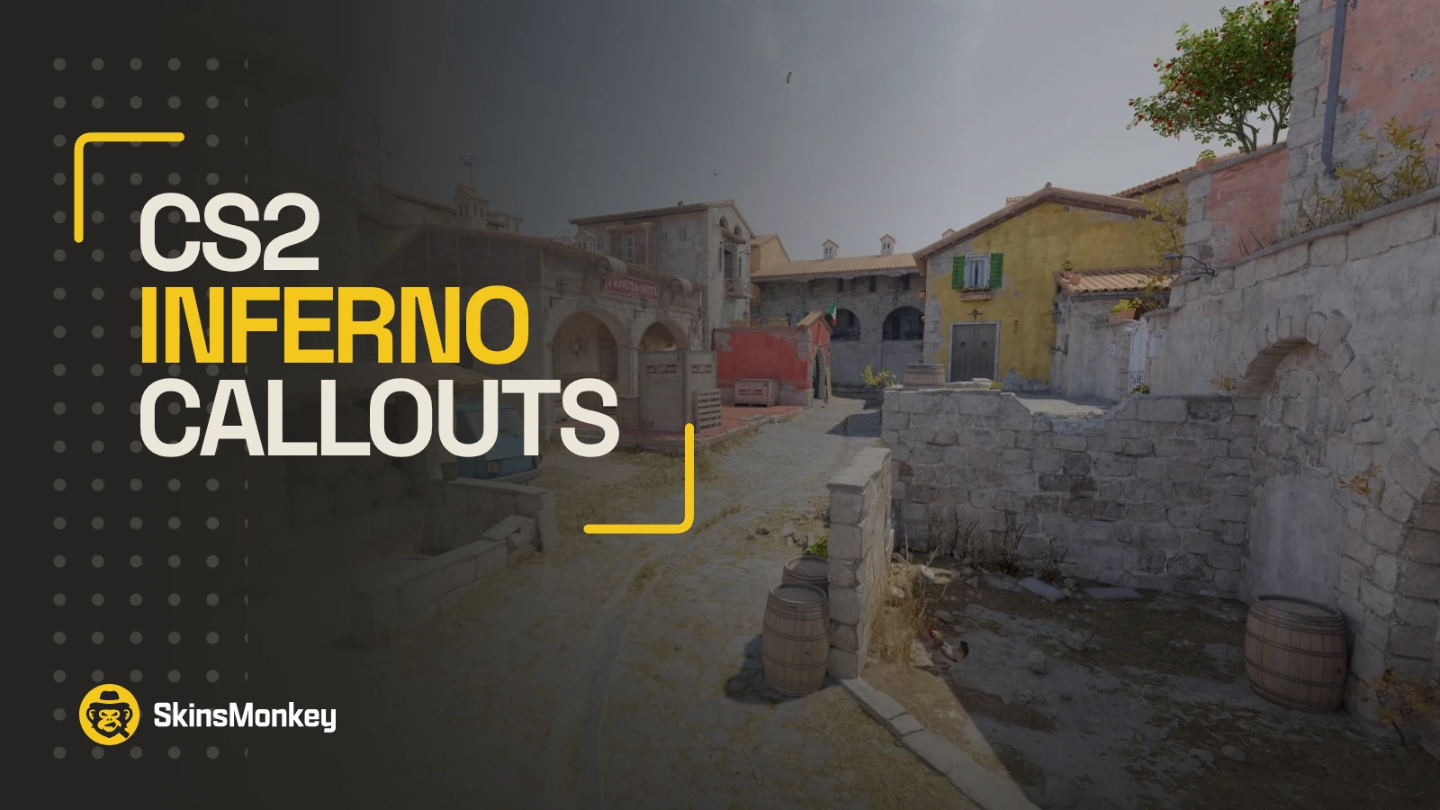 Inferno map in CS2, Banana area