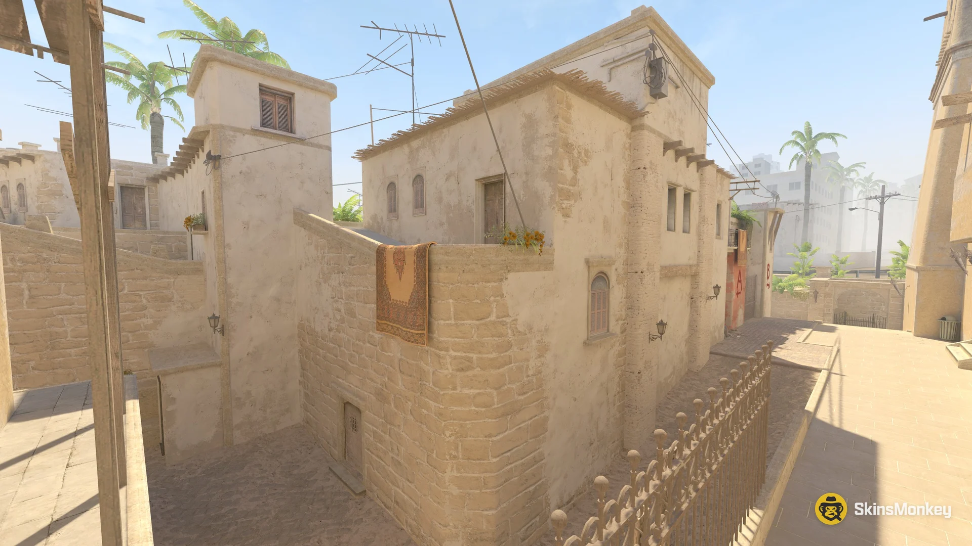 T Spawn en Mirage en CS2