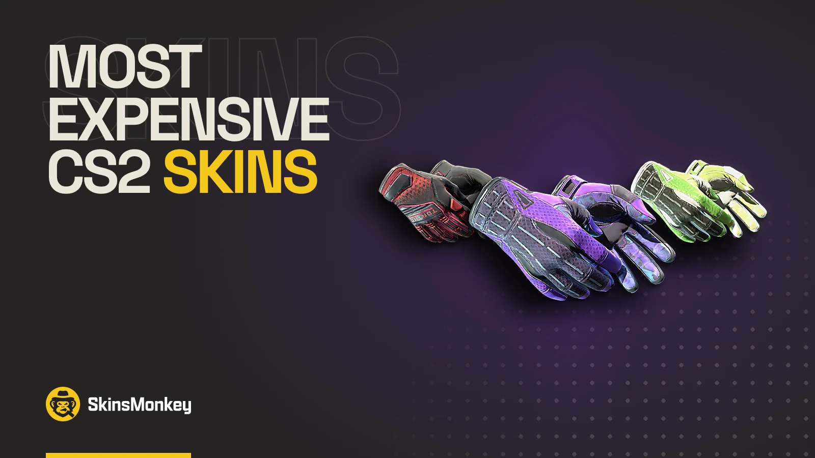 Cover for the most expensive CS2 skins article