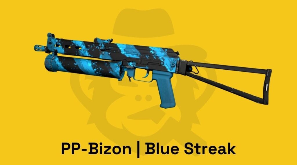 pp bizon blue streak skin cs2