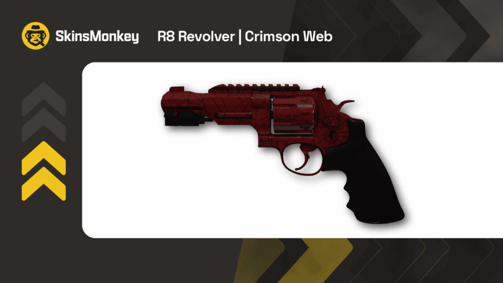 R8 Revolver Crimson Web
