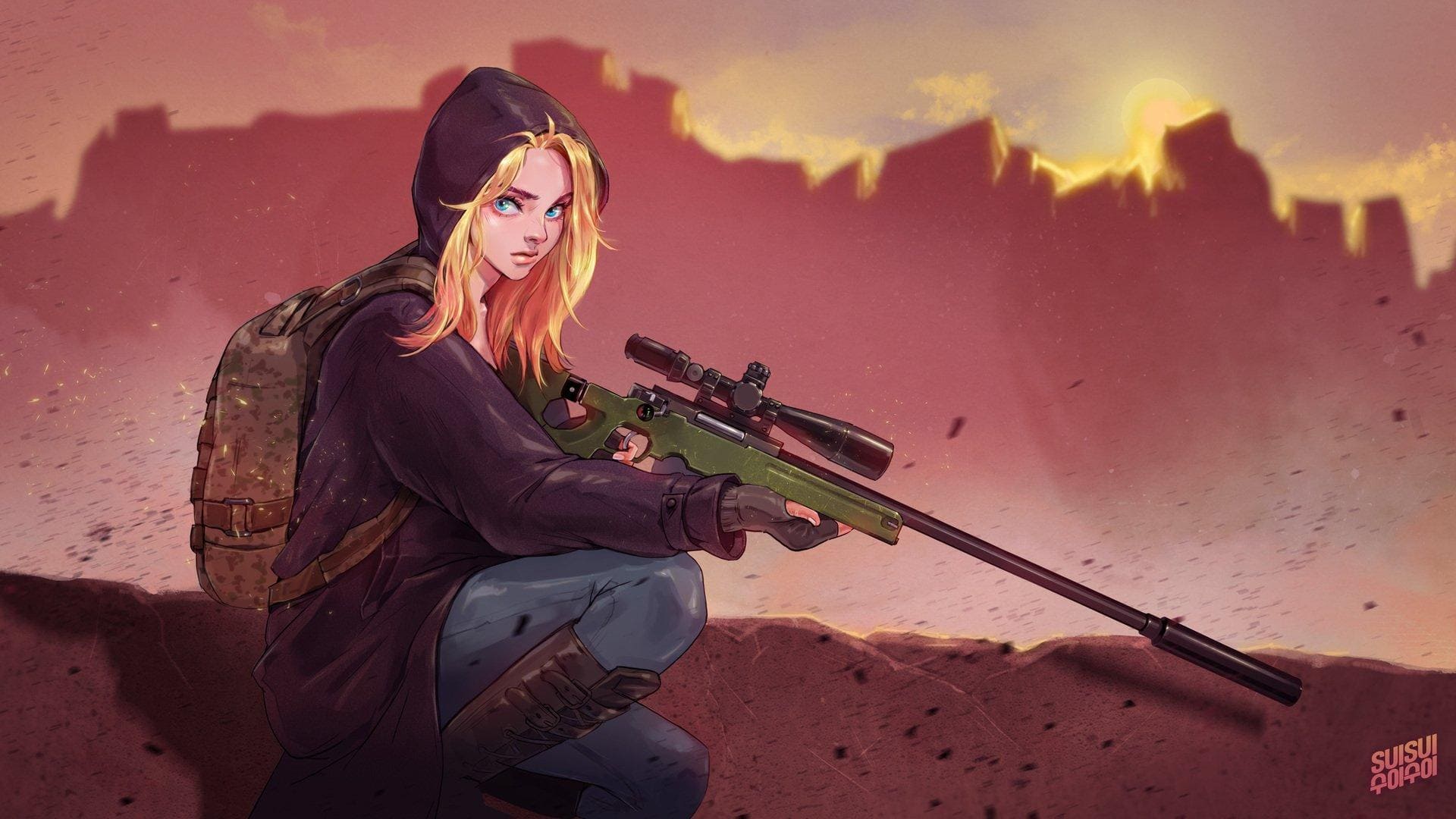 csgo woman wallpaper 1