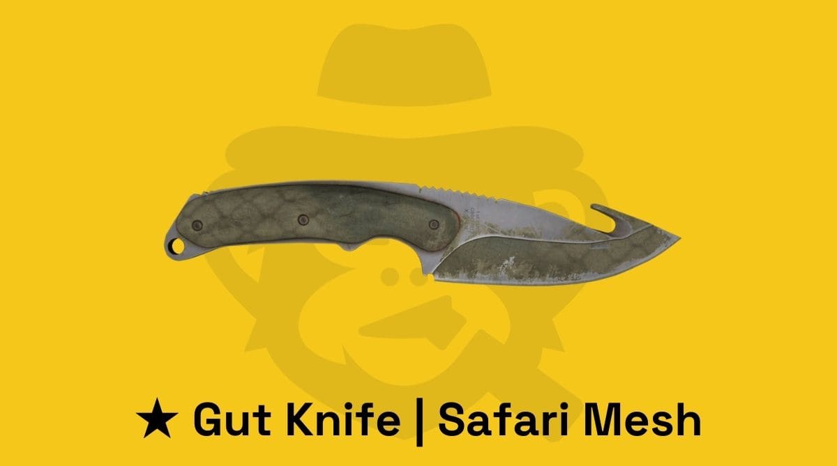 gut knife safari mesh csgo skin