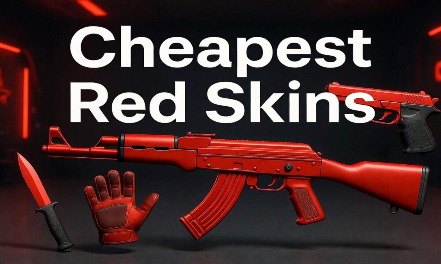cheapest red skins