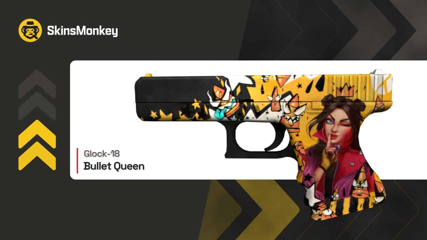 bullet queen for glock 18 csgo