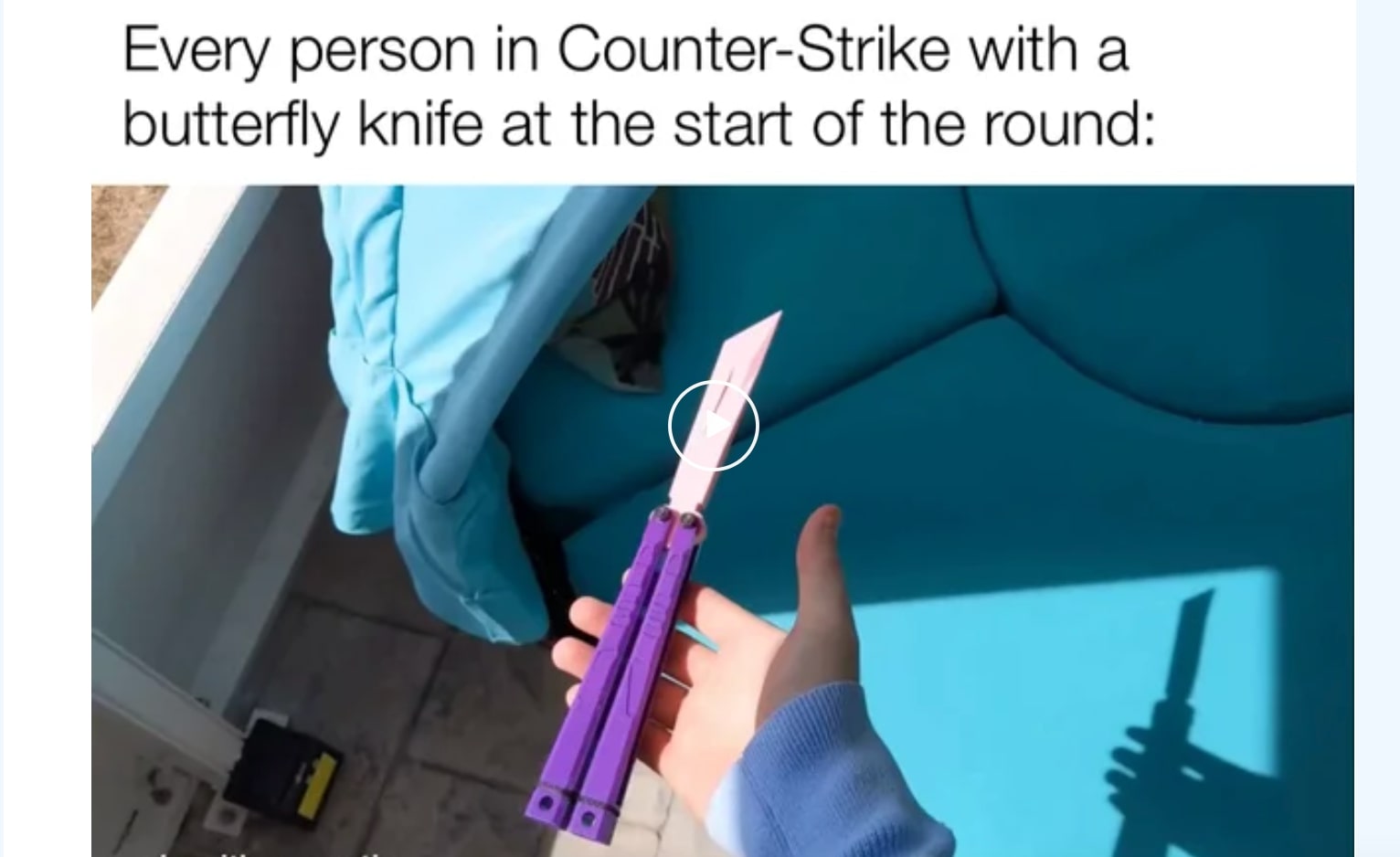 butterfly knives are cool