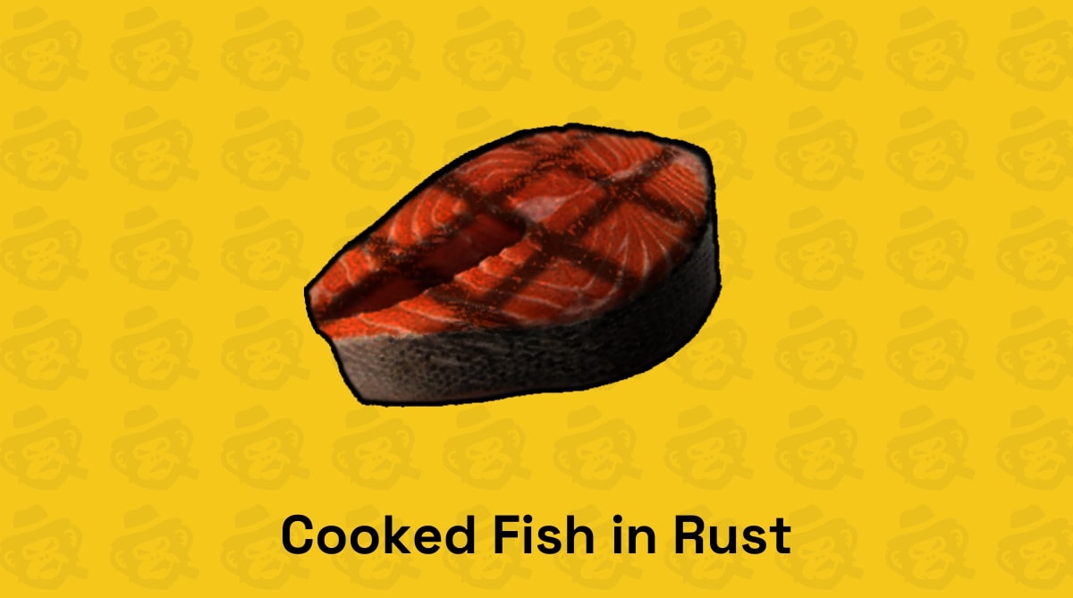 cooked fish in rust