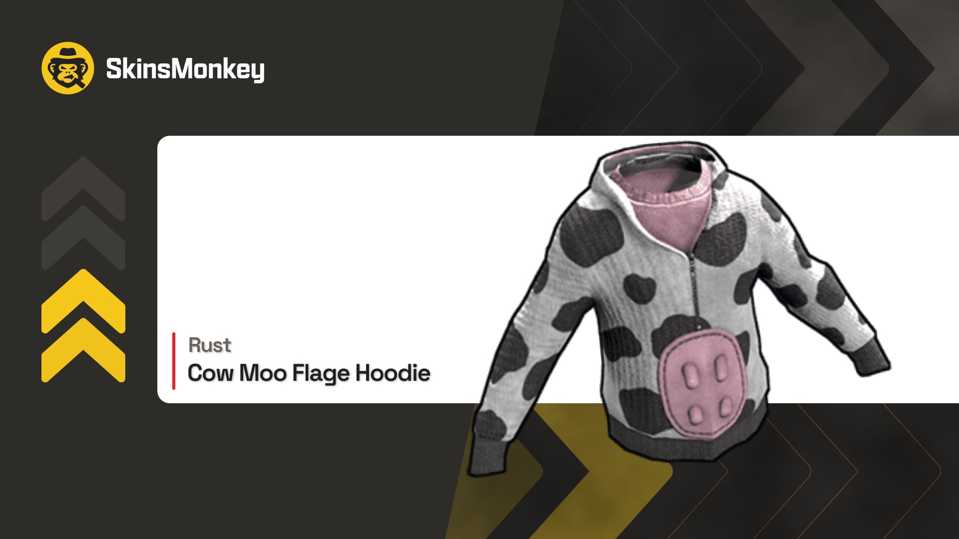 cow moo flage hoodie