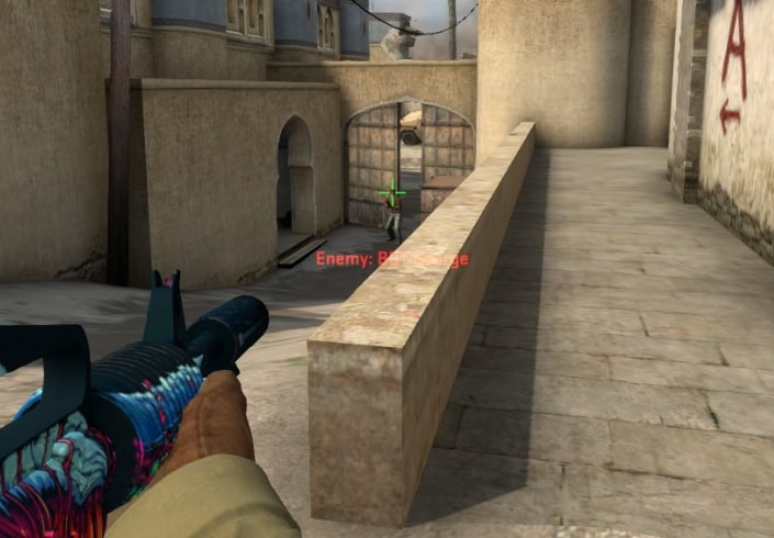 csgo example of crosshair ingame