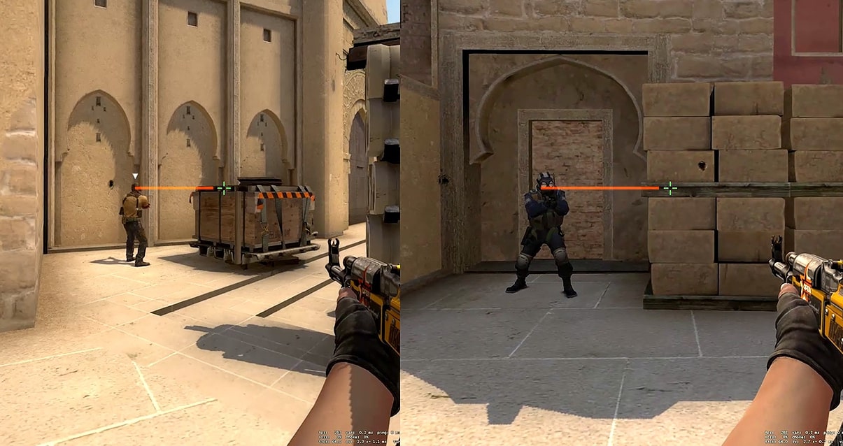 csgo differences between crosshairs