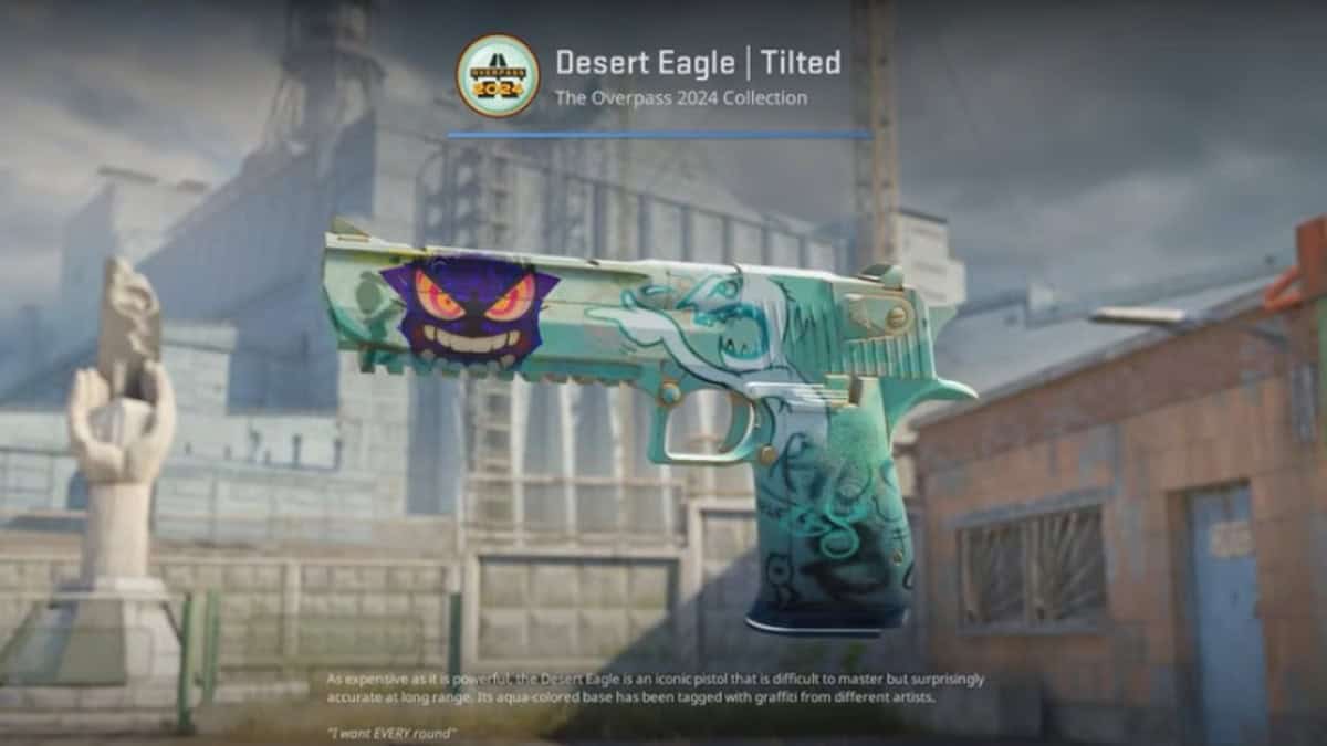 desert eagle tilted