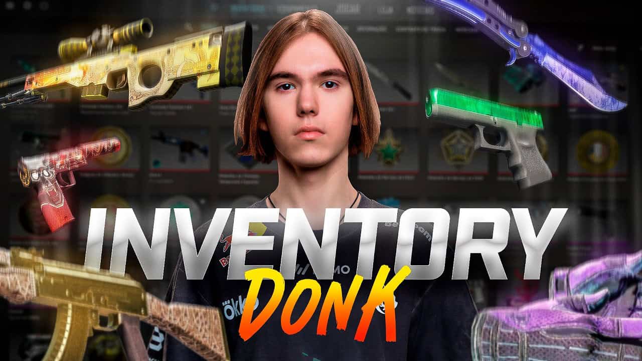 DONK's CS2 INVENTORY (IEM Kraków 2026) - Latest News from CS2 (CS:GO ...