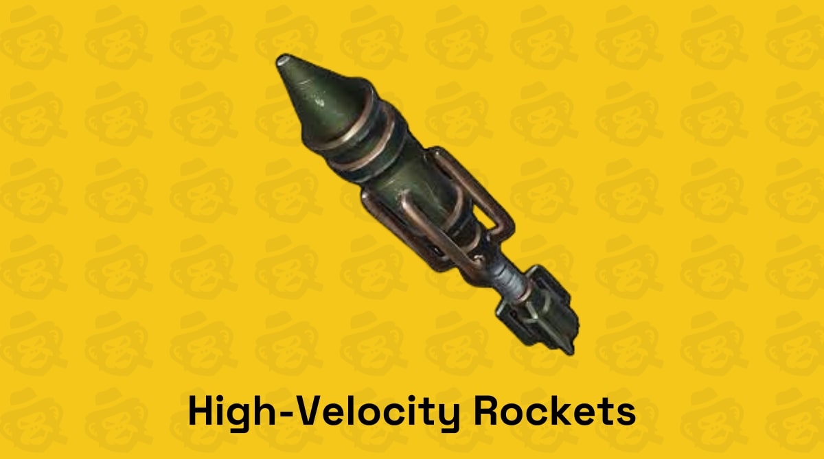 high velocity rocket in rust