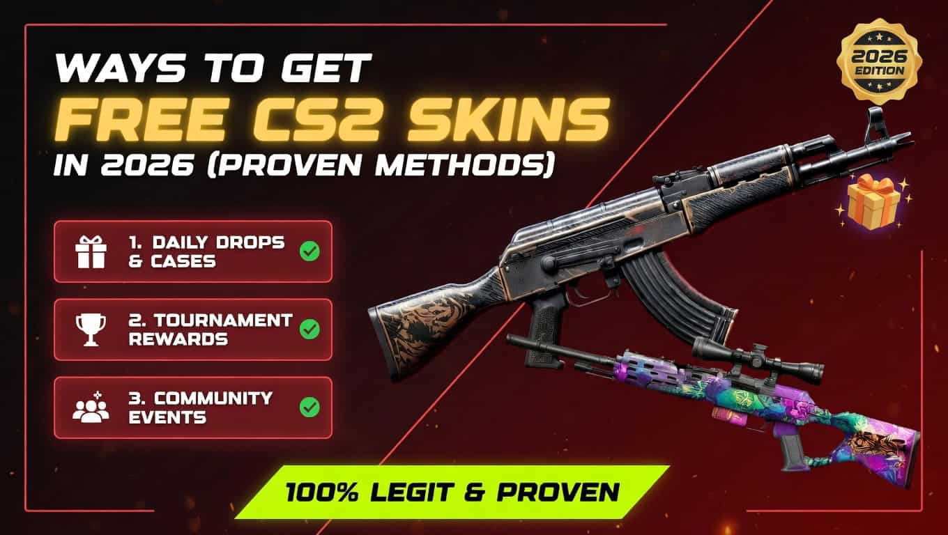 Ways to Get Free CS2 Skins in 2026 (Proven Methods) - Latest News from ...