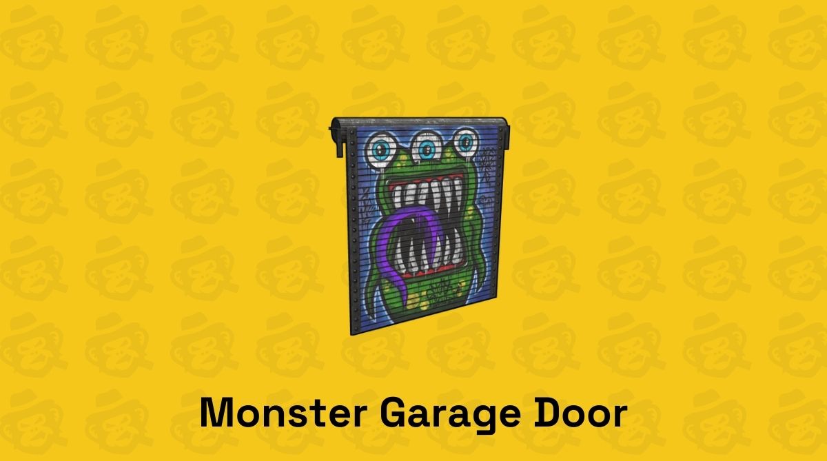 monster garage door rust