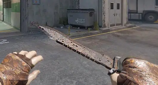 Bowie Knife | Rust Coat + Hand Wraps | Constrictor