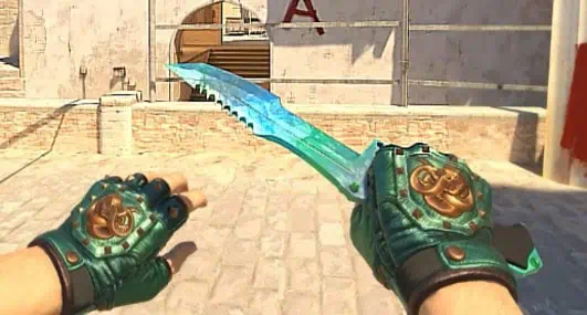 Huntsman Knife | Gamma Doppler + Broken Fang Gloves | Jade