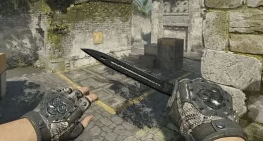 Bayonet | Black Laminate + Broken Fang Gloves | Unhinged
