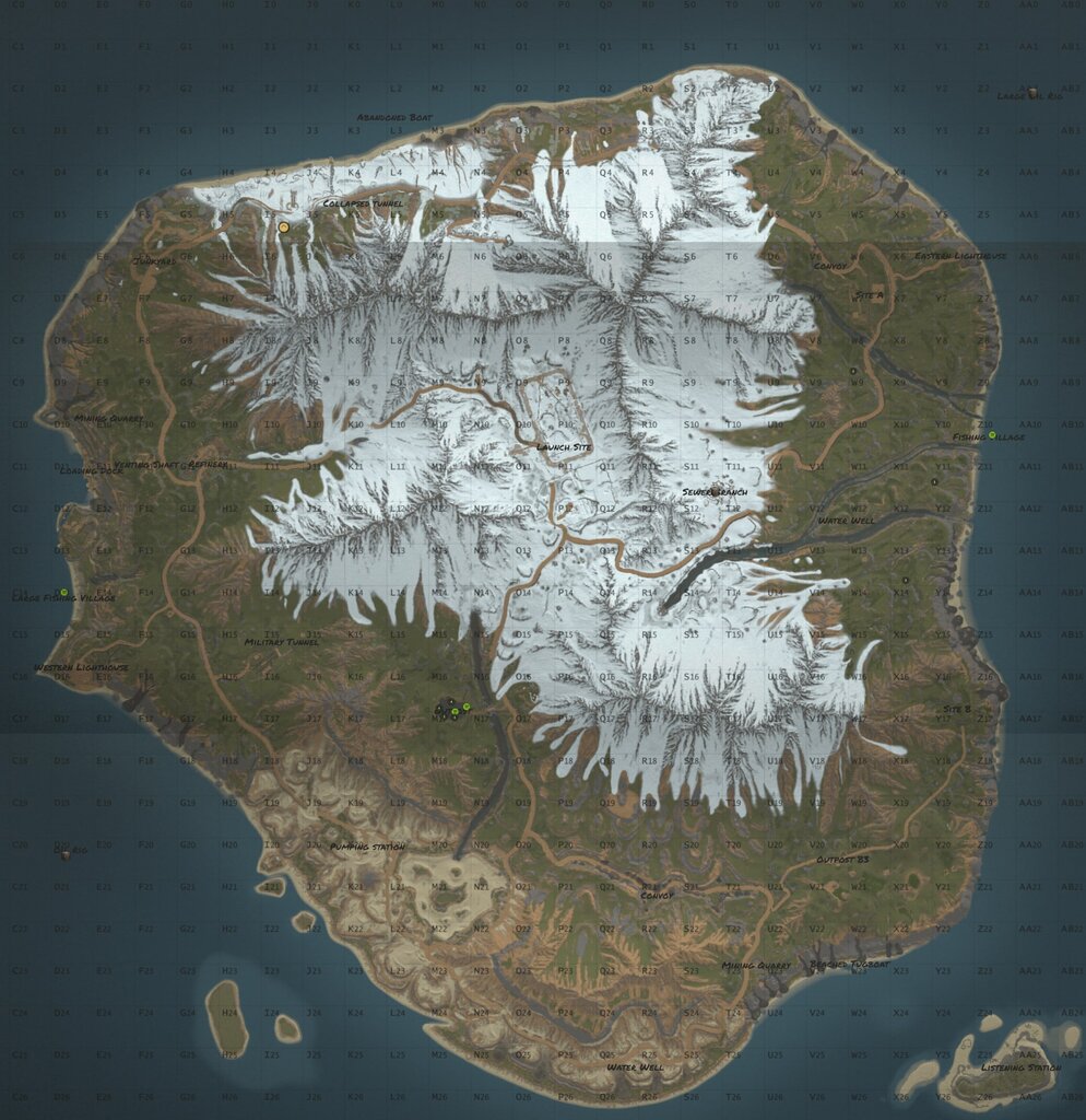 hapis island map