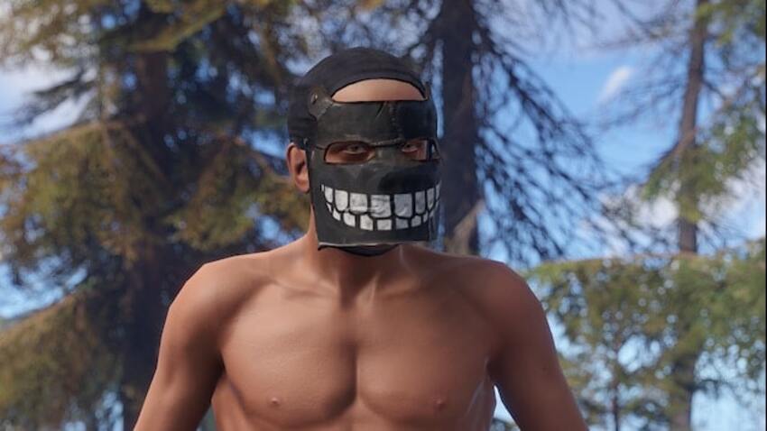 rust big grin in game