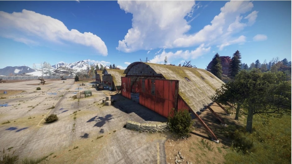 search airfield in game rust