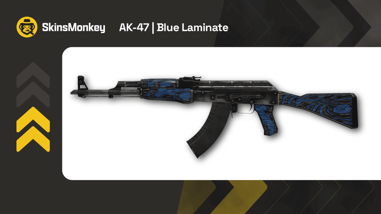 skinsmonkey ak 47 blue laminate