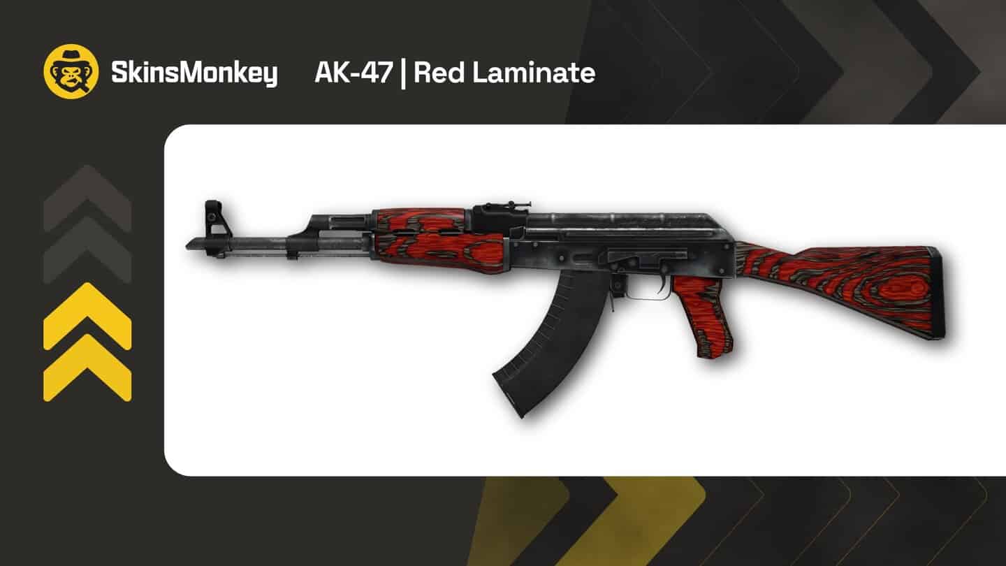 skinsmonkey ak 47 red laminate