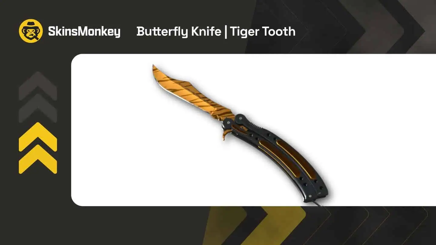 skinsmonkey butterfly knife tiger tooth