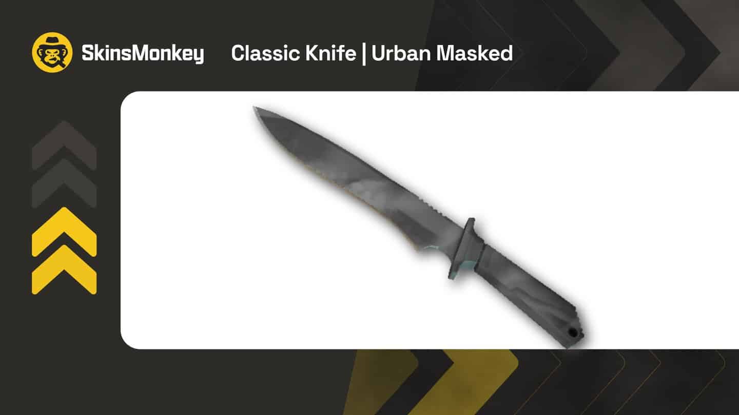 skinsmonkey classic knife urban masked