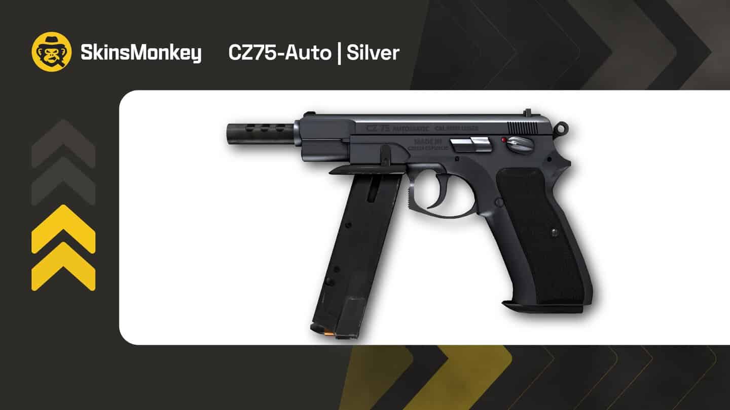 skinsmonkey cz75 auto silver