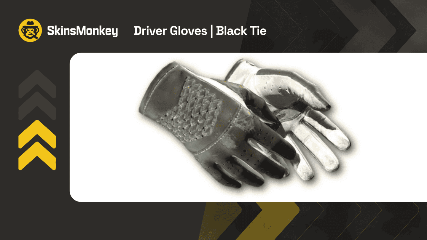 skinsmonkey driver gloves black tie1