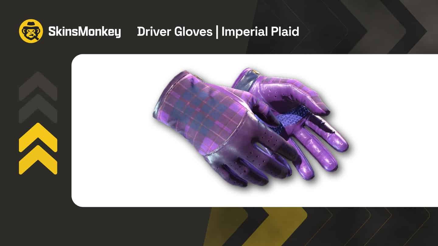 skinsmonkey driver gloves imperial plaid