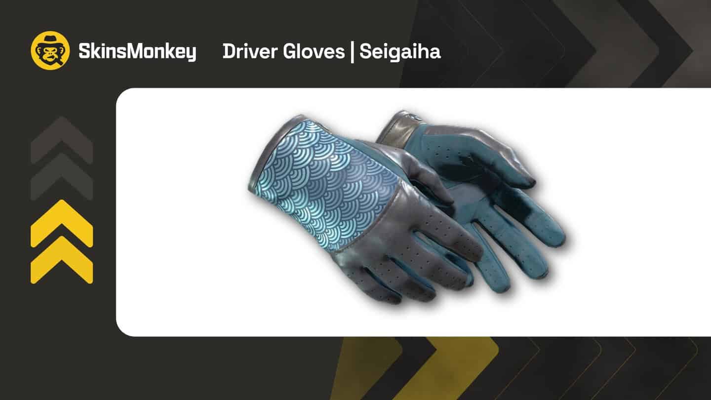 skinsmonkey driver gloves seigaiha