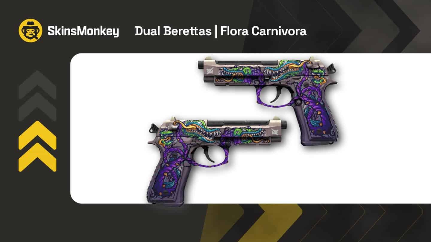 skinsmonkey dual berettas flora carnivora 1