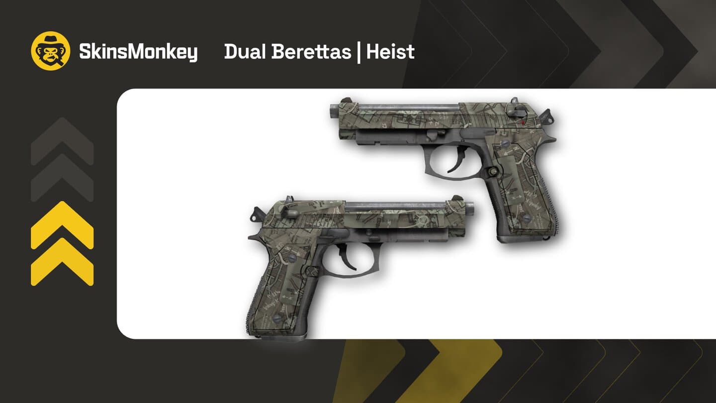 skinsmonkey dual berettas heist