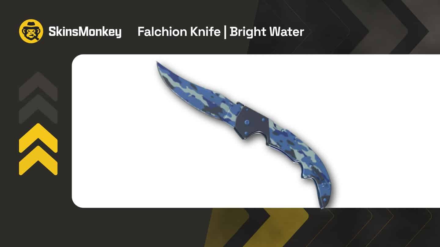 skinsmonkey falchion knife bright water