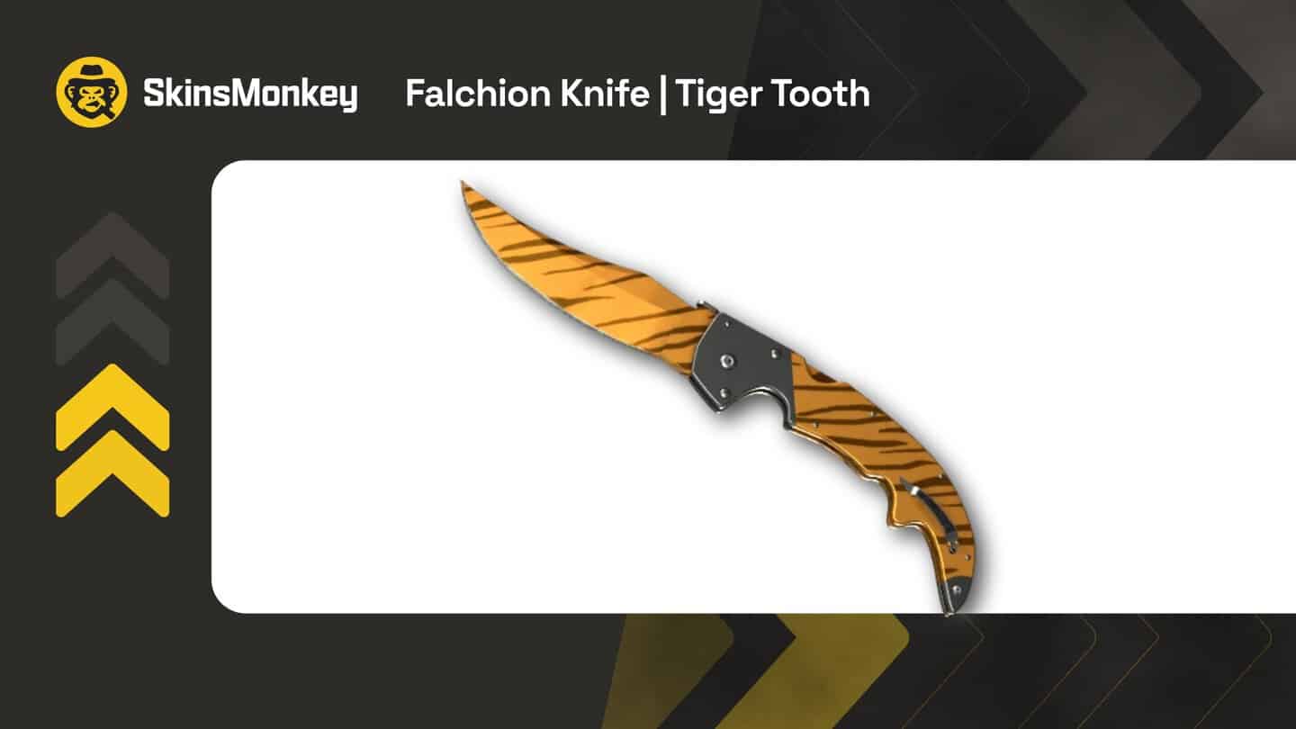 skinsmonkey falchion knife tiger tooth