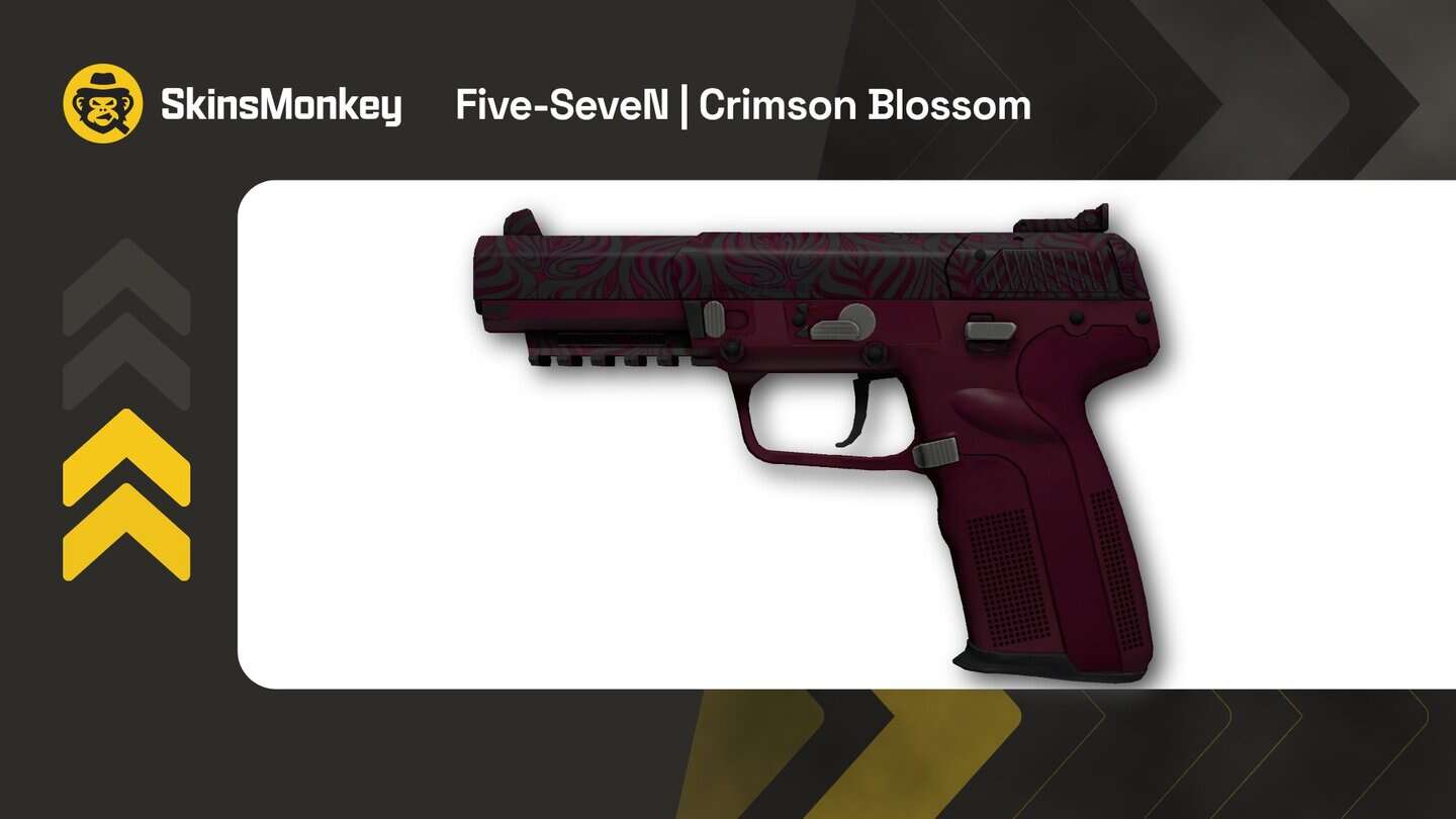 skinsmonkey five seven crimson blossom