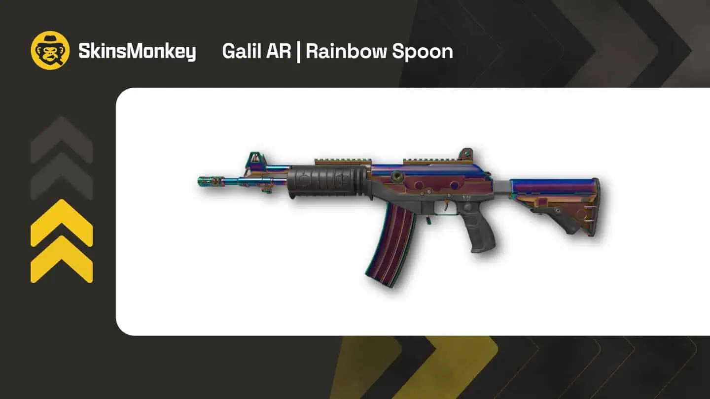 skinsmonkey galil ar rainbow spoon