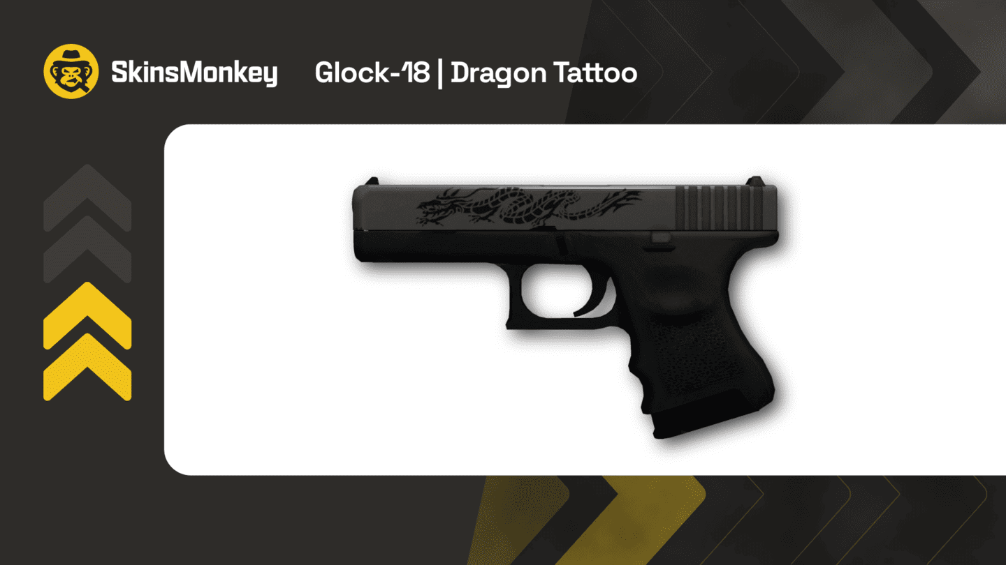 skinsmonkey glock 18 dragon tattoo