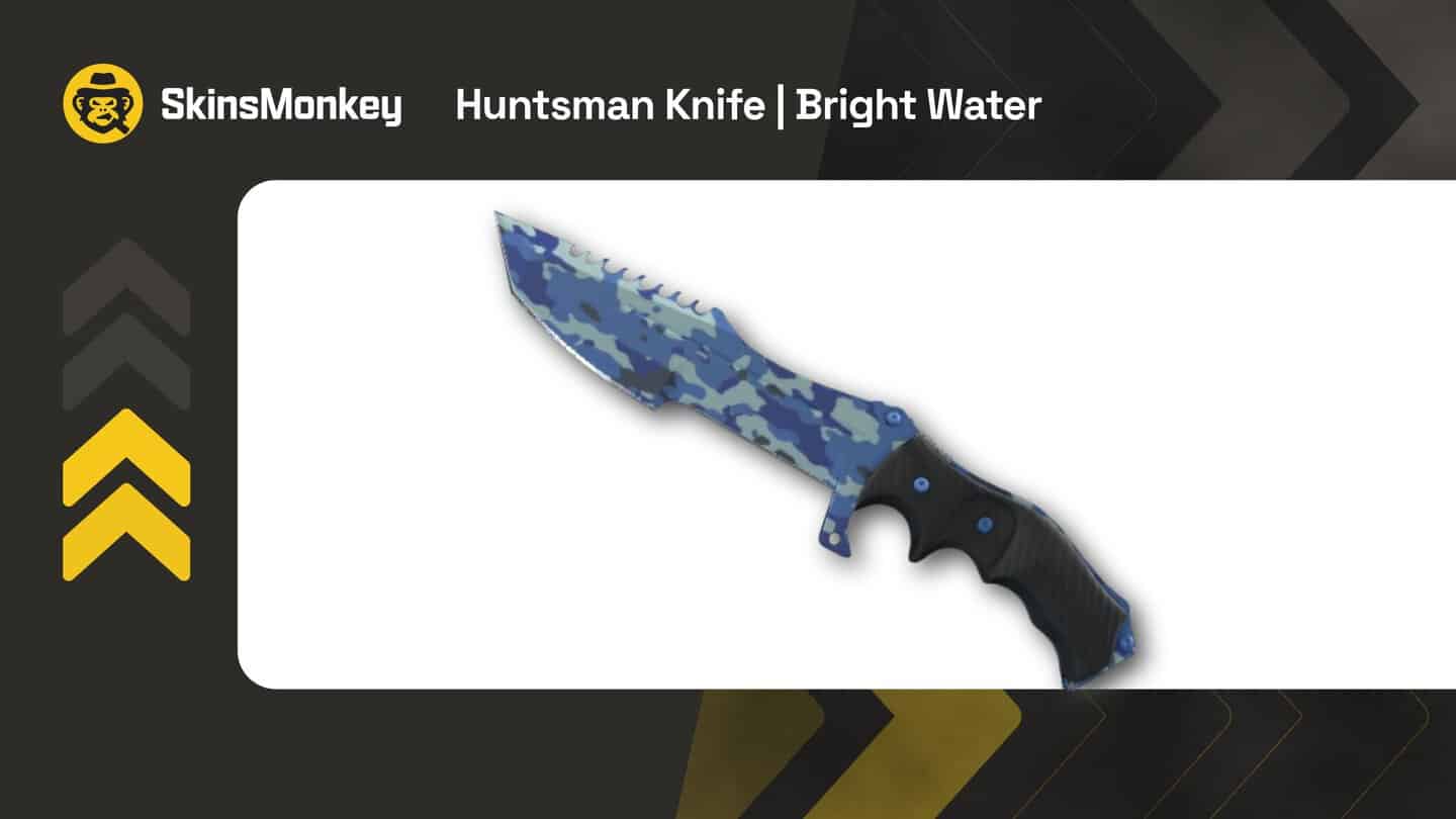 skinsmonkey huntsman knife bright water