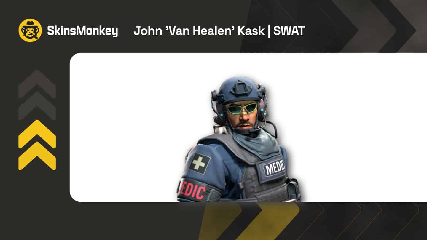 skinsmonkey john van healen kask swat