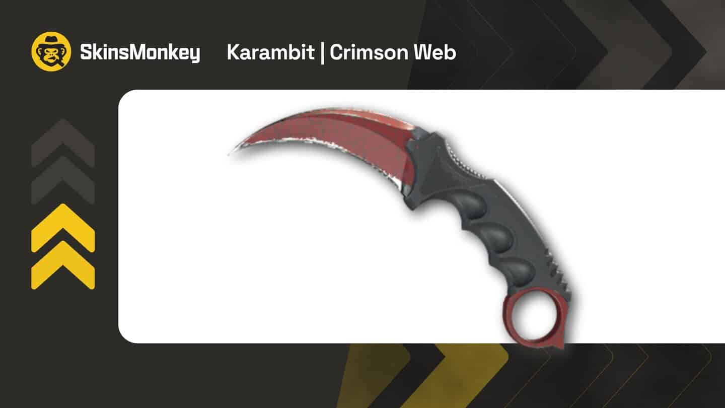 skinsmonkey karambit crimson web