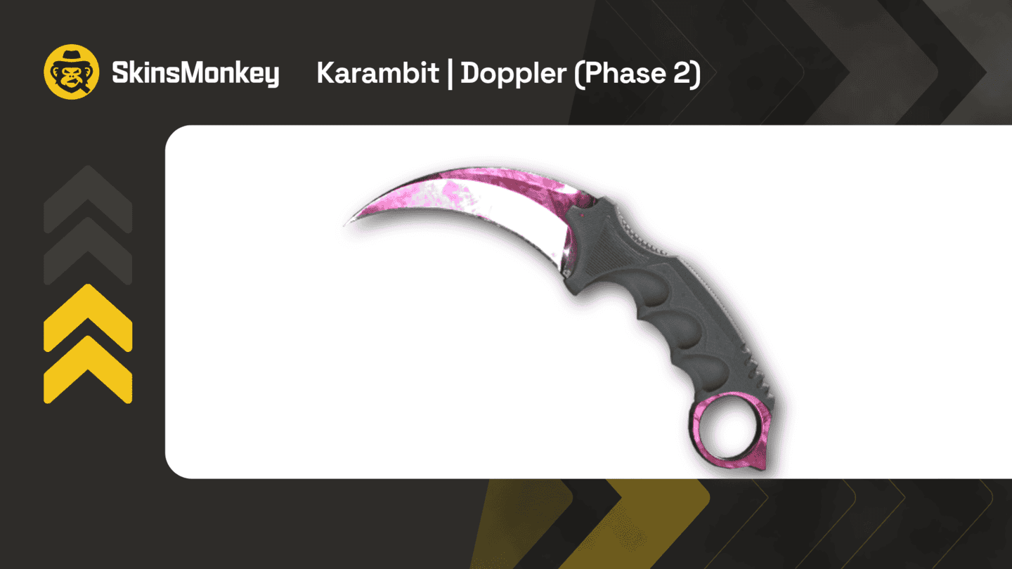 skinsmonkey karambit doppler phase 2